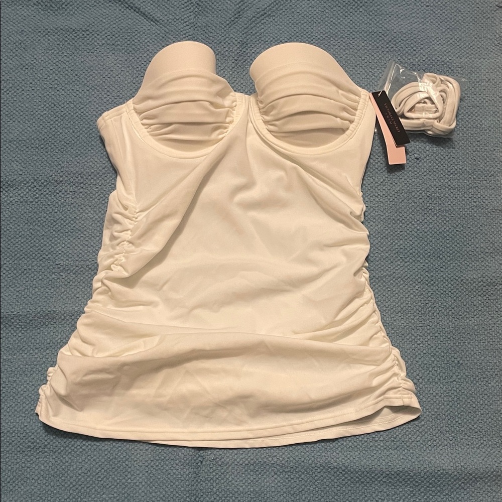 Victoria's Secret White Swim Top